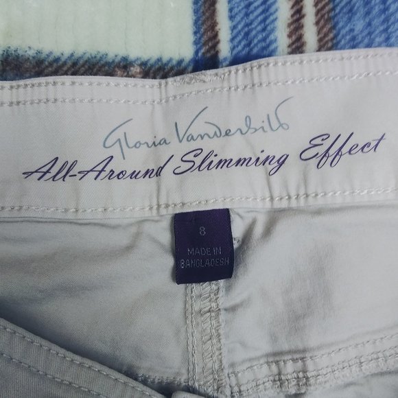 Gloria Vanderbilt Missy Capri's Size 8 - Picture 7 of 11